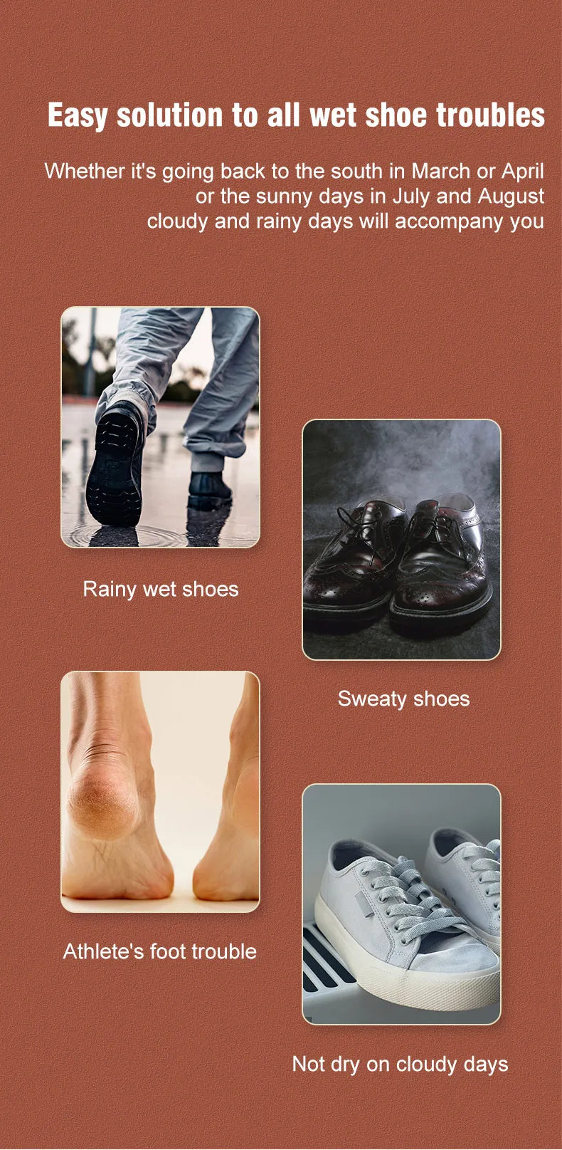 Electric Shoes Dryer Deodorizer with Heat Dehumidifier Device Foot Warmer Heater