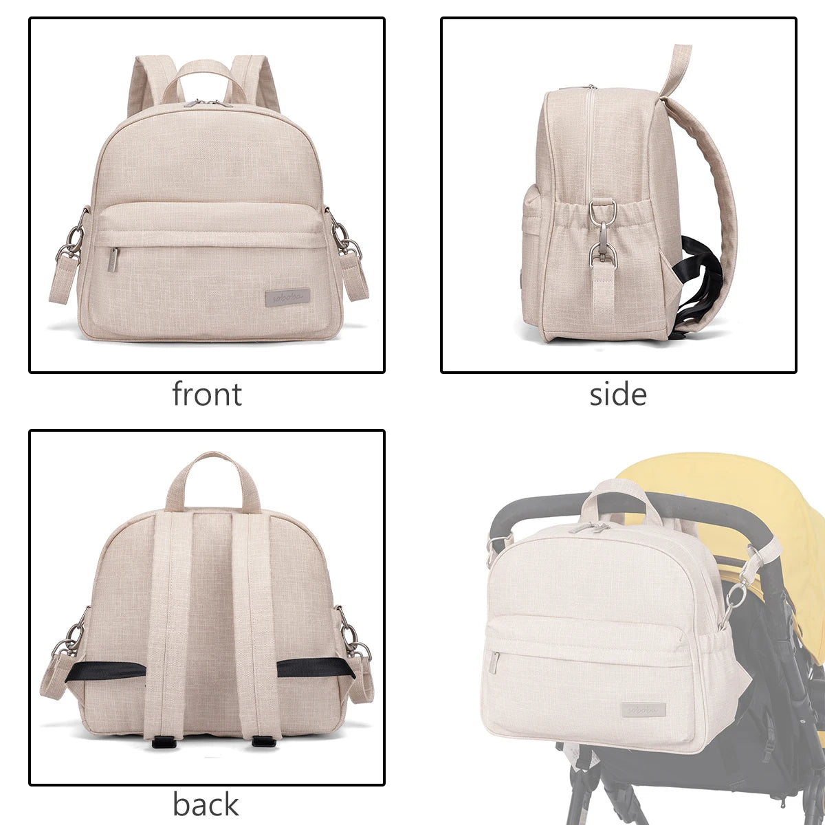 Stylish waterproof large capacity Diaper Backpack -Multi-functional Bag