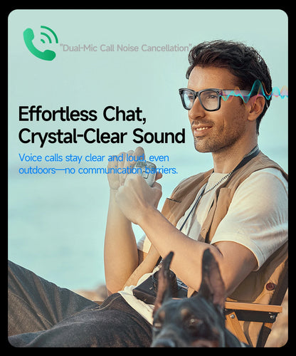 TOP 1 Meta AI Smart Glasses 13MP Camera Video Recording 100+ Languages Translation Sunglasses