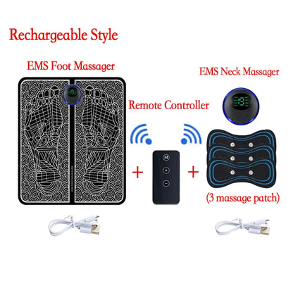 Electric Foot Massager Pad Muscle Massage Relaxation / Remote control/ Massage patch