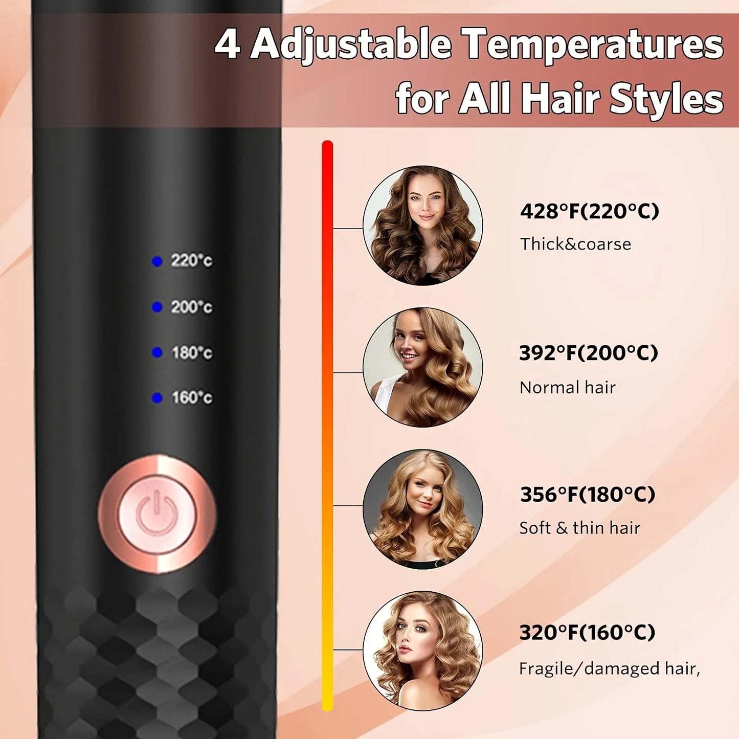 Automatic Rotating  Iron Ceramic Hair Curler  Magic Hair Curler