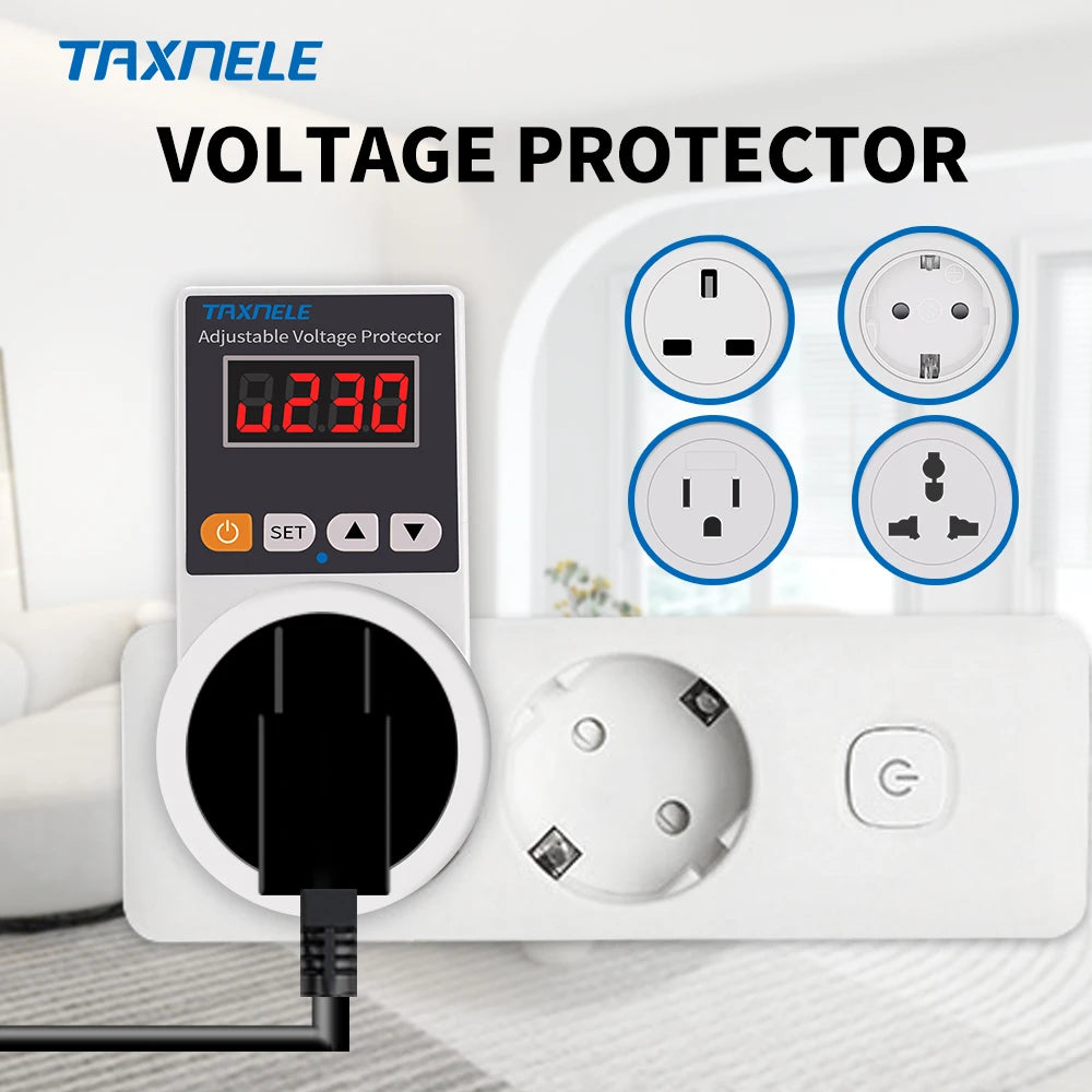 Automatic Voltage Protector Socket AC 220V 16A