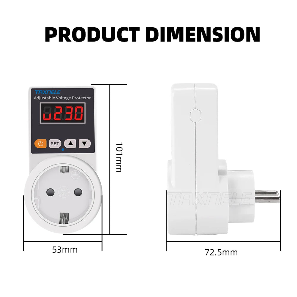 Automatic Voltage Protector Socket AC 220V 16A