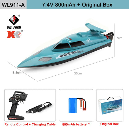 High Speed Racing Speedboat Toy For Children or Adults -Remote Control 55KM/H 35KM/H