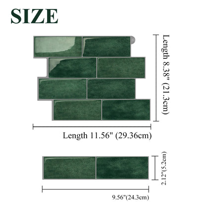 10 Sheets big size Peel and Stick Wallpaper Waterproof 3D Wall Tile - Easy to Install