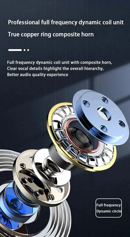 Wireless Sport TWS Earphones HiFI Stereo Waterproof Headset With Mic