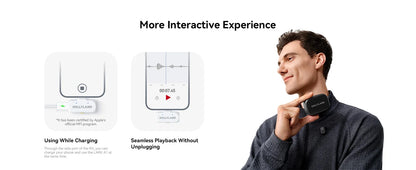 A1 Wireless Microphone for Smartphones  Vlogging Podcast Noise Cancellation Mic