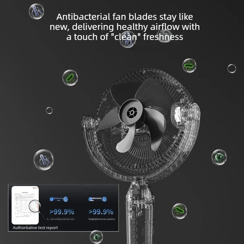 Smart Voice Control Fan with Aromatherapy Energy Saving Pure Copper Motor Air Circulator