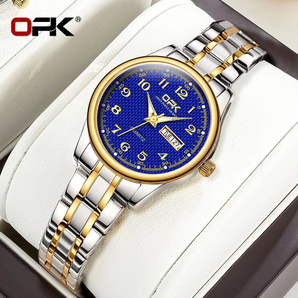Watch For Women Quartz Watch Waterproof Classic Luxury Brand Stainless Steel Strap
