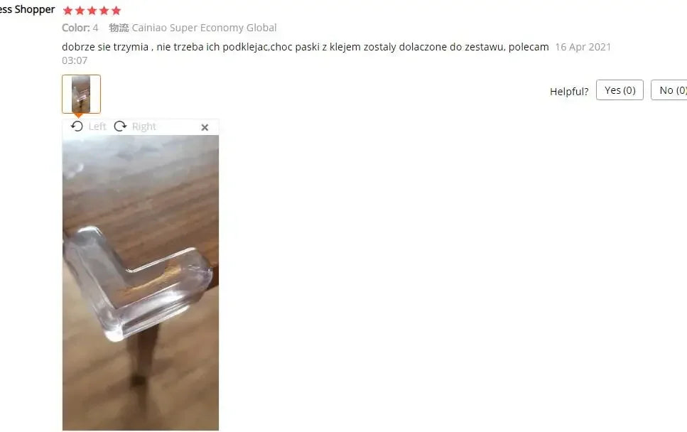 10PCS Children's clear Soft Anti-collision Furniture Corner Protectors