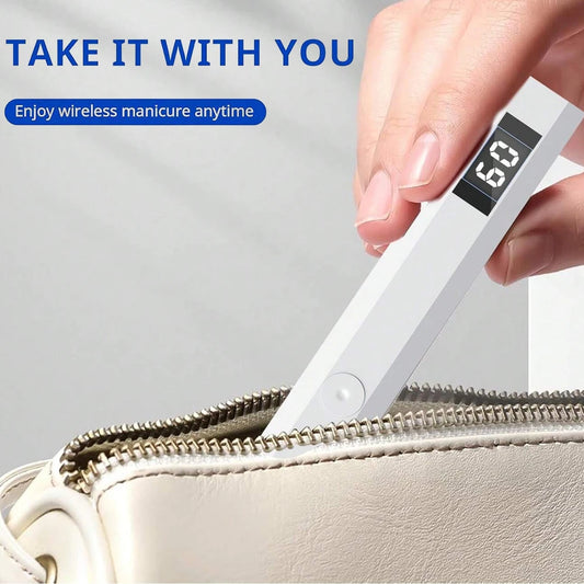 Portable Handheld UV Light lamp for Gel Nails  Rechargeable
