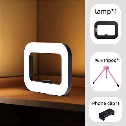 New Portable Handheld Ring LED light Rechargeable Live Broadcast