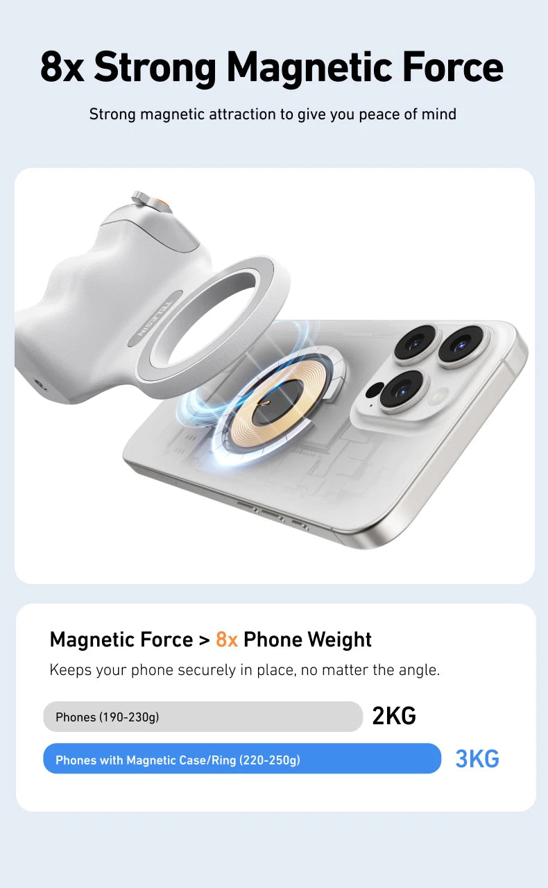 Magnetic Smart Phone Camera Hand Grip