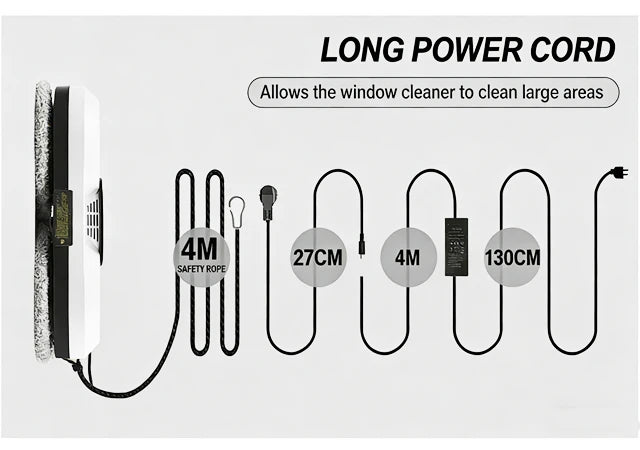 UPS Smart Robot Window Cleaner Vacuum Auto Clean Glass Windows Washer