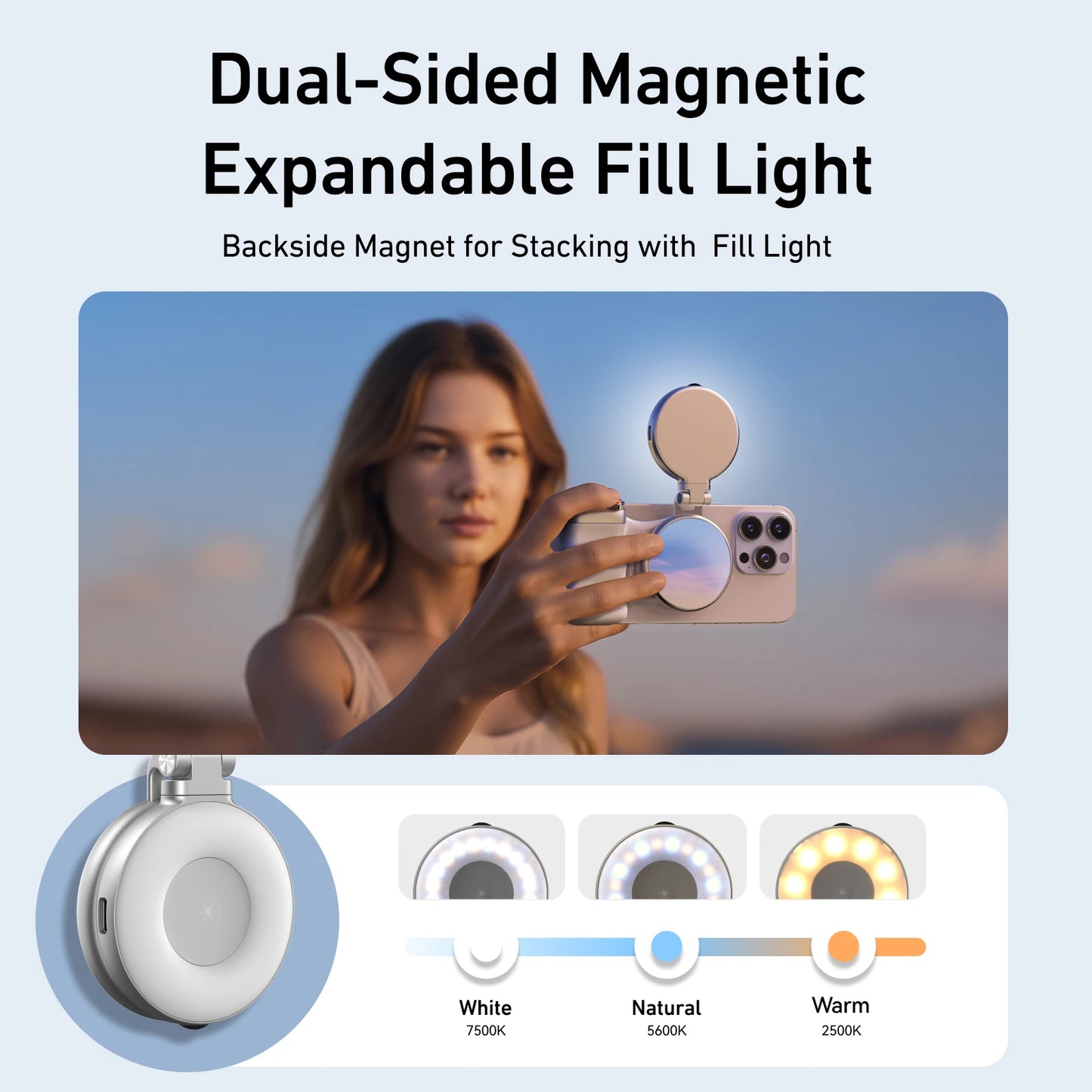 Magnetic Smart Phone Camera Hand Grip
