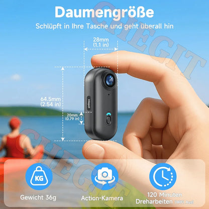 4K HD  Mini Recorder Finger WIFI Action Camera Lightweight