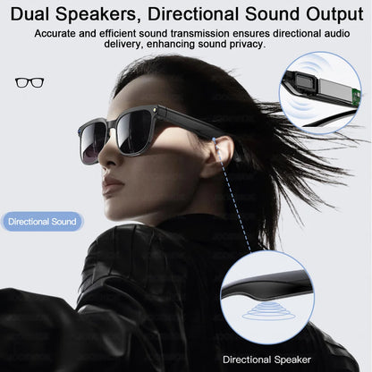 Smart Glasses 2026 4K HD Chat GPT 800MP Camera Recording WIFI - Bluetooth Call 260Mah Voice Assistant