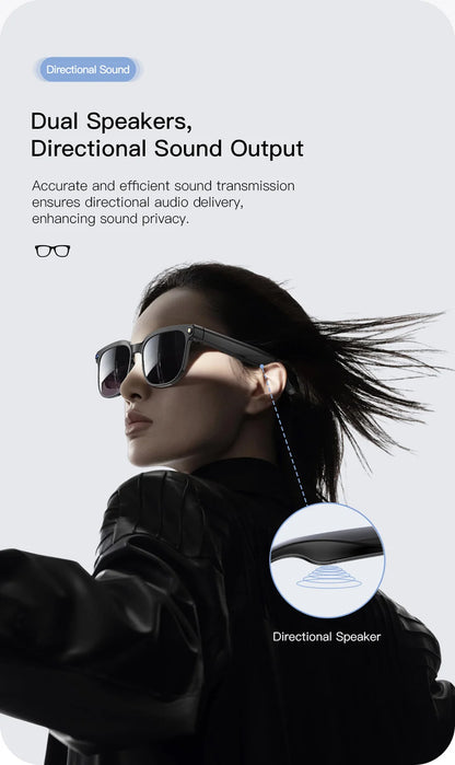 Smart Glasses 2026 4K HD Chat GPT 800MP Camera Recording WIFI - Bluetooth Call 260Mah Voice Assistant