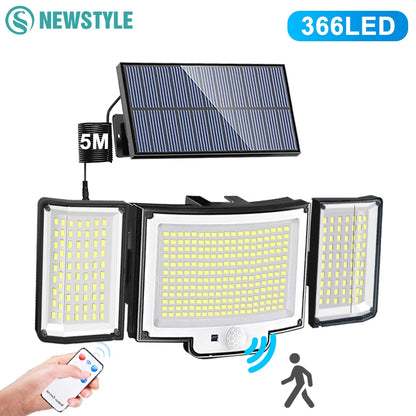 Waterproof Solar Outdoor security  Lights Motion Sensor