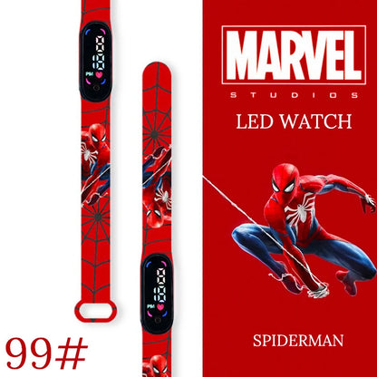 New Spiderman Kid's Waterproof Watches  Digital Watch Boys LED Clock