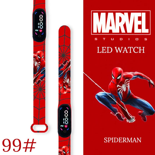 New Spiderman Kid's Waterproof Watches  Digital Watch Boys LED Clock