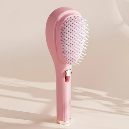 Retractable Hair Comb-Anti-Static Scalp Massaging & Detangling Brush for All Hair Types