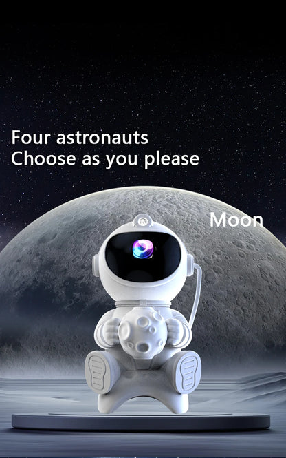 Astronaut LED Night Light Galaxy Star Projector Bluetooth Speaker Remote Control Timer 360° Adjustable Angle