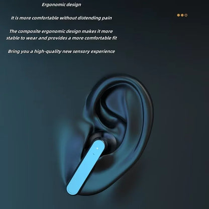 S20 Bluetooth Earphone  Mirror case with Digital Display Touch Control  Earbuds
