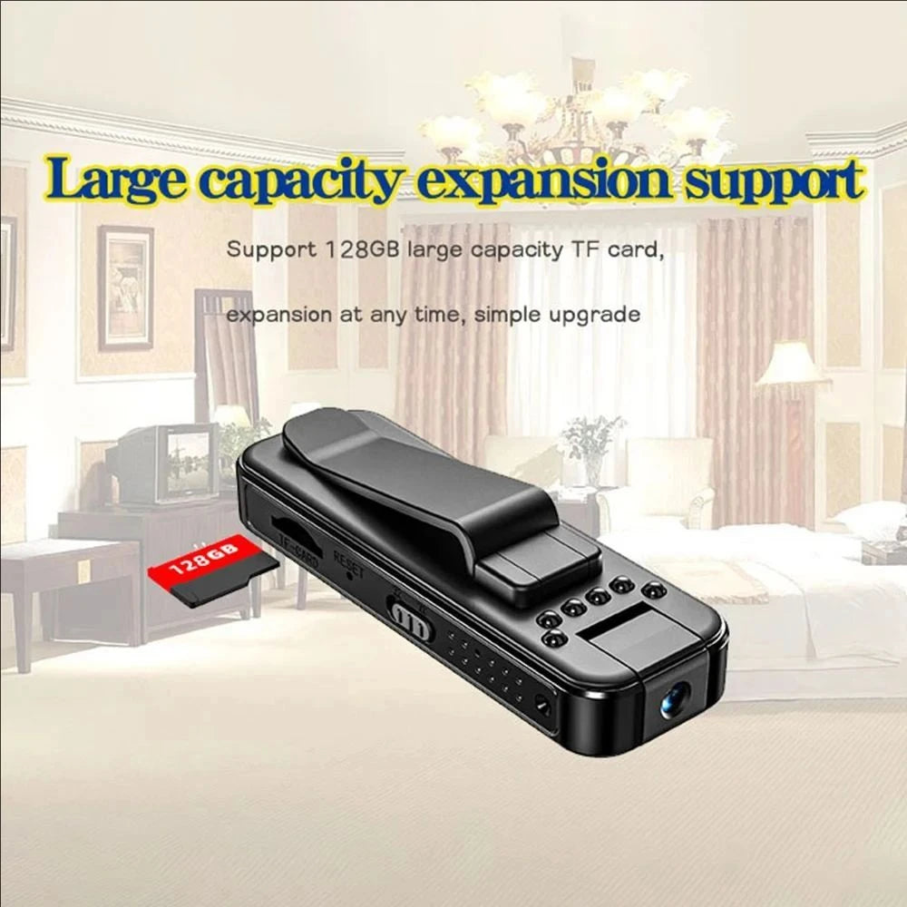 1080P HD Mini Camera Portable Digital Video Recorder- Camcorder Night Vision Body Cam Infrared