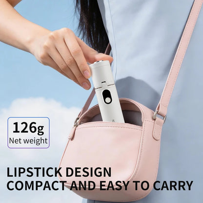 Lenovo Foldable Handheld Fan High Speed Turbine Ice Cooling 100 Gears USB rechargeable