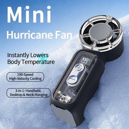 Best Selling Summer Super Mini Rechargeable Handheld High Speed Fan Powerful Wind