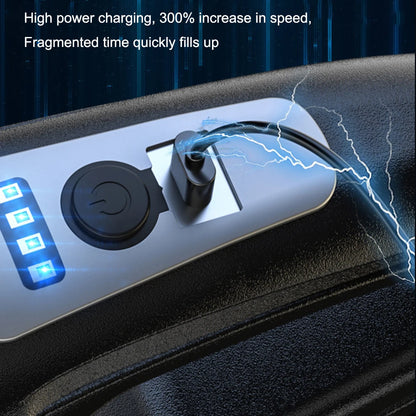 120W Portable Car Vacuum Cleaner USB Charging Handheld Cordless Vacuum