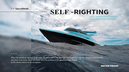 High Speed Racing Speedboat Toy For Children or Adults -Remote Control 55KM/H 35KM/H
