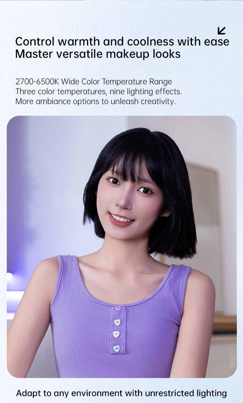 Mini Moonlight Portable Adjustable LED Selfie Clip Light for cell, laptop