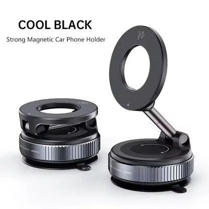 Vacuum Strong Magnetic Phone Holder Foldable Design 360° Adjustable Vacuum Car Mount For Cell Phone For phone Live Stream New