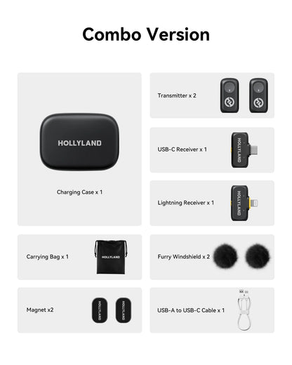 A1 Wireless Microphone for Smartphones  Vlogging Podcast Noise Cancellation Mic
