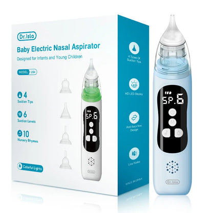 MAMIJOY Baby Electric Nasal Aspirator Nose Suction - Painless silicone material