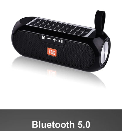 Solar Portable Radio FM  Wireless Bluetooth Speaker Music Sound Box Subwoofer Bass