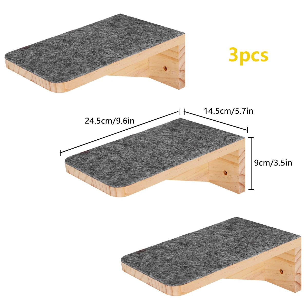 Wall Mounted Cat Climbing Shelves Cat House Cat Bridge Cat Hammock