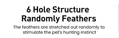 Automatic 5 Modes Feather Fun Ball for Pets Electronic Interactive Toy