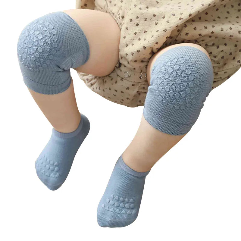 Baby Knee Pads Socks Set- Anti Slip Socks Kneecap Kid Crawling