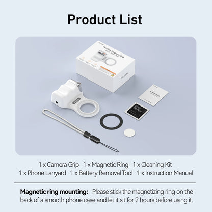 Magnetic Smart Phone Camera Hand Grip