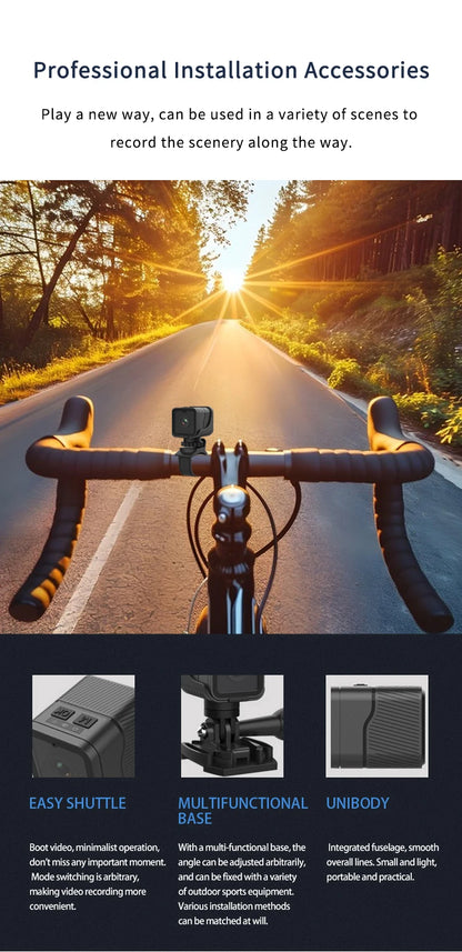 Mini Action Camera HD 1080P Outdoor Video Audio Recorder Dash Cam