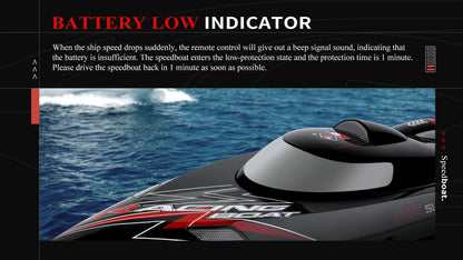 High Speed Racing Speedboat Toy For Children or Adults -Remote Control 55KM/H 35KM/H