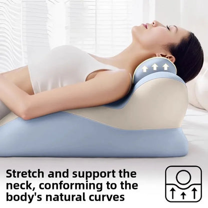 Wedge Shape Memory Foam Pillow Ergonomic Support for Neck Back Leg Rest