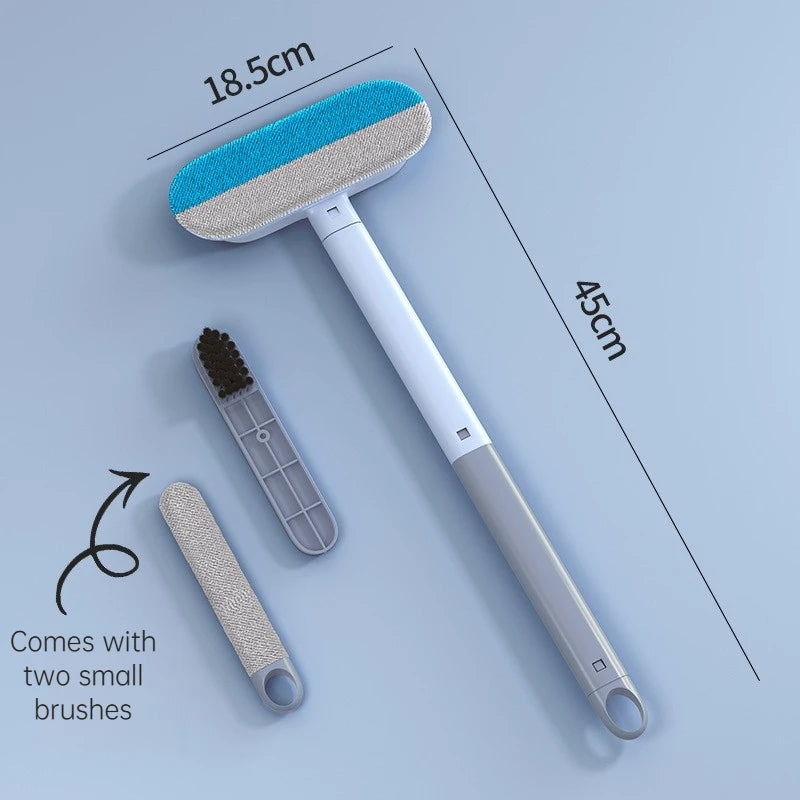Long Handle Pet Hair Remover Brush Static  Hair Cleaner for Carpets