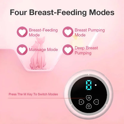 Electric Breast Pump Intelligent Integrated High Suction  - Painless and Silent Breast pump