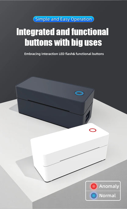 4 inch Bluetooth thermal printer for 30mm-110mm Paper label printer