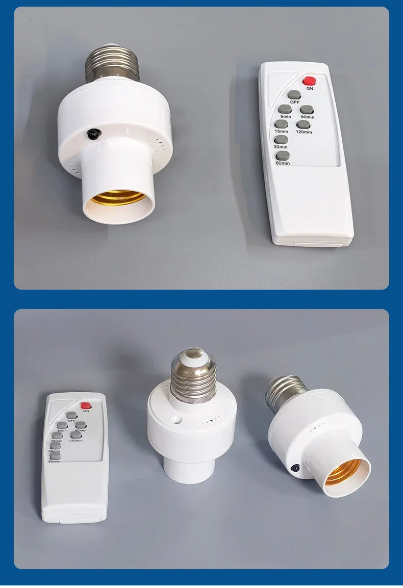 Smart Infrared Wireless Remote Control Timer Switch Lamp Holder 220V House Multi Light Switch Baby Room Bedroom Smart Switch