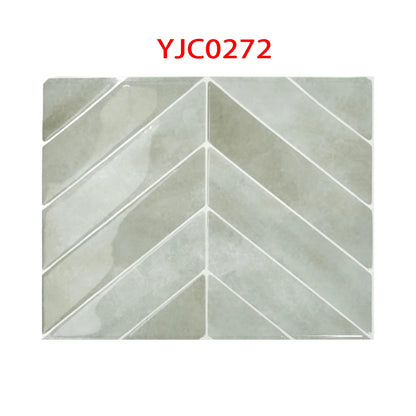 3D self-adhesive wall stickers, waterproof and easy to clean, suitable for kitchen, bathroom, living room, dining room, etc.